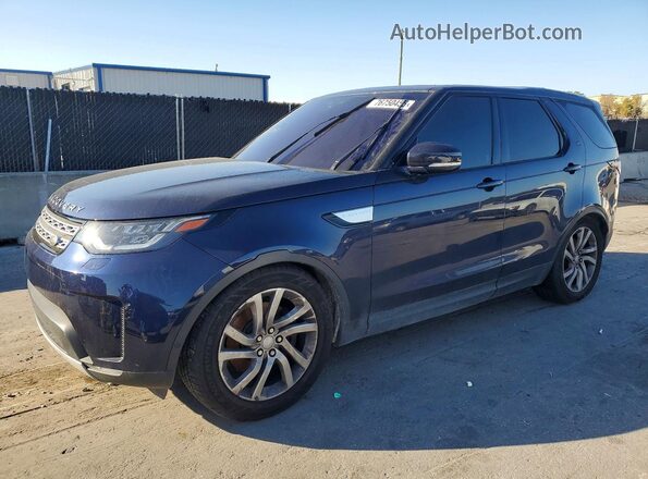 SALRRBBV4HA045653 2017 LAND ROVER DISCOVERY Синий Задняя левая четверть