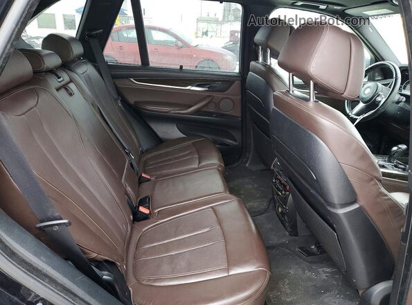 5UXKR0C51G0S93289 2016 BMW X5 Синий Вид задней части салона