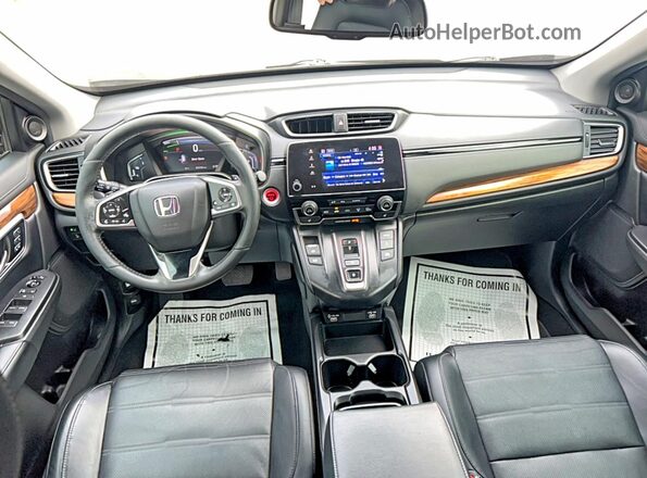 7FART6H84ME019027 2021 HONDA CRV Gray Rear seats view