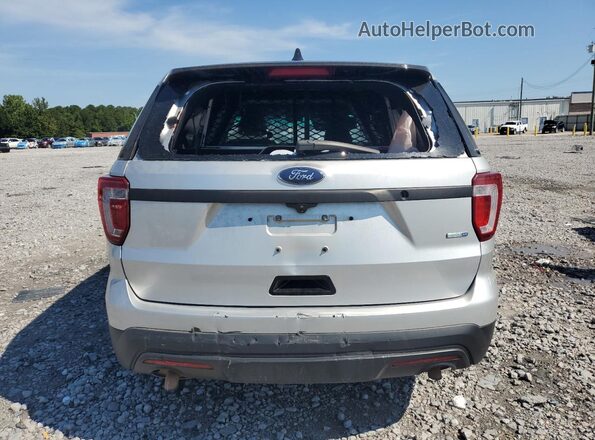 1FM5K8AR0HGE13563 2017 FORD FORD EXPLORER Серебряный Вид салона спереди