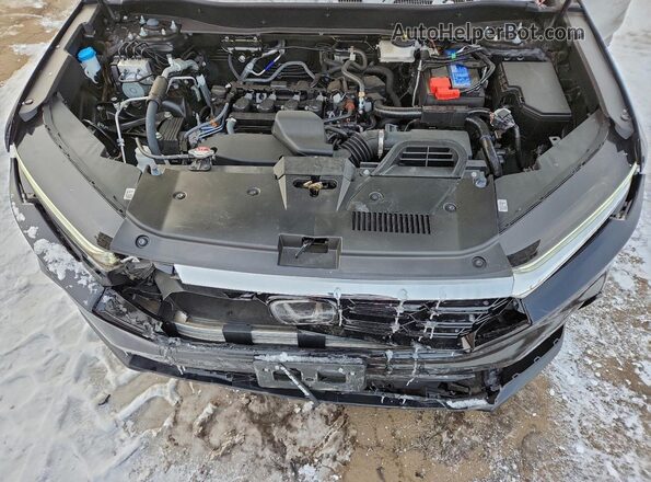 7FARS4H78PE016344 2023 HONDA CRV Black Vista del compartimento del motor