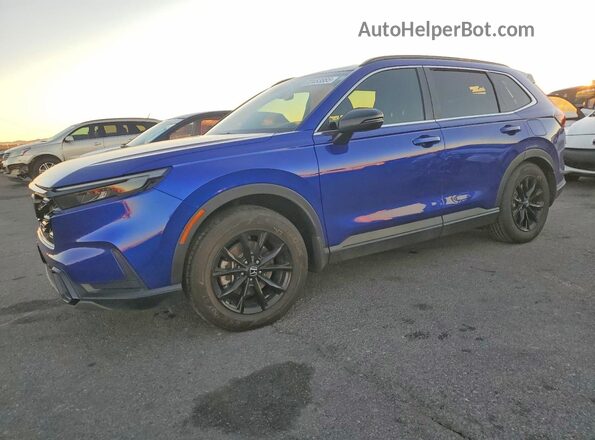 7FARS5H58PE006126 2023 HONDA CR-V Blue Передня ліва чверть