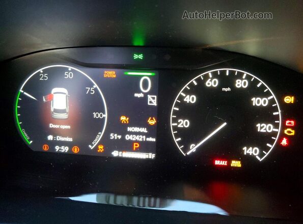 7FARS5H58PE006126 2023 HONDA CR-V Blue Вид щитка приладів