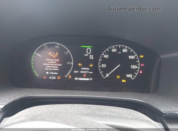 7FARS5H59PE008077 2023 HONDA CR-V HYBRID Gray Widok tylnych siedzeń