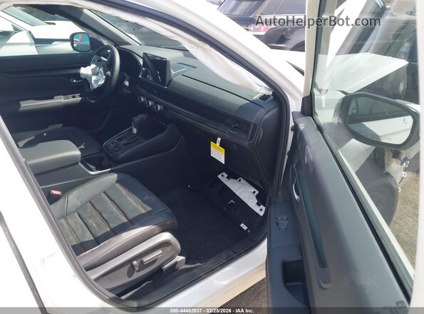 7FARS5H89TE017026 2026 HONDA CR-V HYBRID White Widok wnętrza z przodu