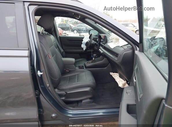 7FARS6H53TE035484 2026 HONDA CR-V HYBRID Gray Front interior view