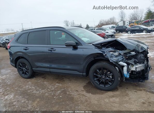7FARS6H53TE035484 2026 HONDA CR-V HYBRID Gray Rear interior view