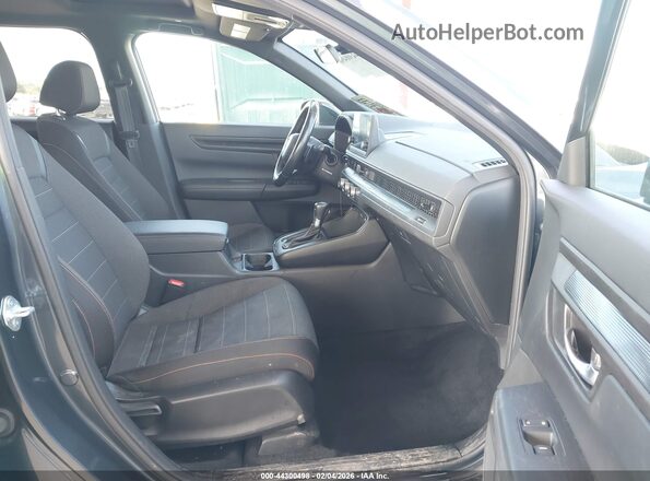 7FARS6H55PE019938 2023 HONDA CR-V HYBRID Gray Widok wnętrza z przodu