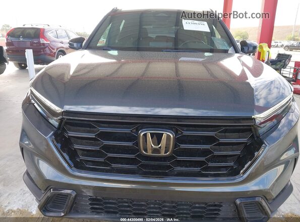 7FARS6H55PE019938 2023 HONDA CR-V HYBRID Gray Widok z przodu