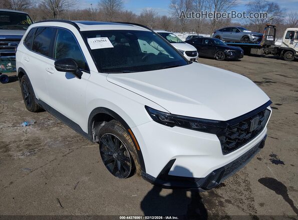 7FARS6H58PE028407 2023 HONDA CR-V HYBRID White Передня права чверть