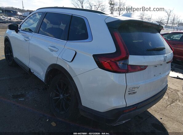 7FARS6H58PE028407 2023 HONDA CR-V HYBRID White Задня ліва чверть