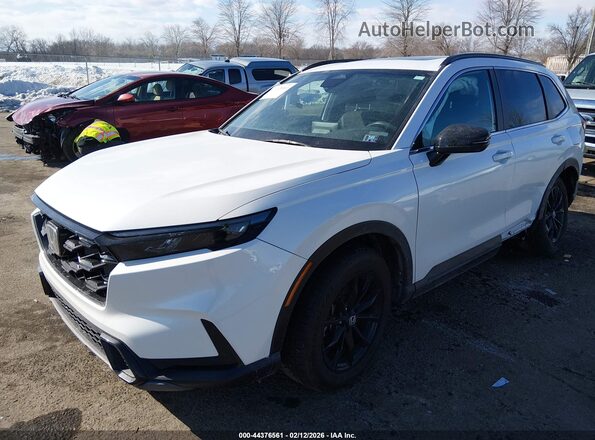 7FARS6H58PE028407 2023 HONDA CR-V HYBRID White Передня ліва чверть