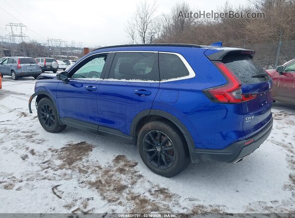 7FARS6H8XRE031001 2024 HONDA CR-V HYBRID Синий Задняя левая четверть