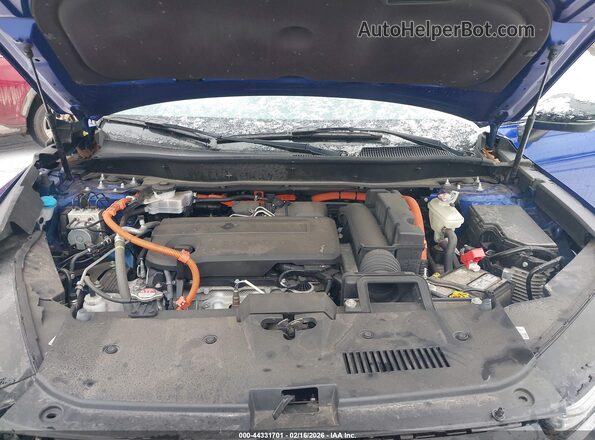 7FARS6H8XRE031001 2024 HONDA CR-V HYBRID Синий Вид сзади