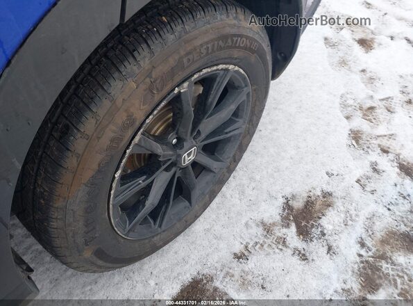 7FARS6H8XRE031001 2024 HONDA CR-V HYBRID Синий Вид щитка приборов