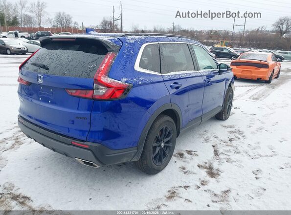 7FARS6H8XRE031001 2024 HONDA CR-V HYBRID Синий Задняя правая четверть