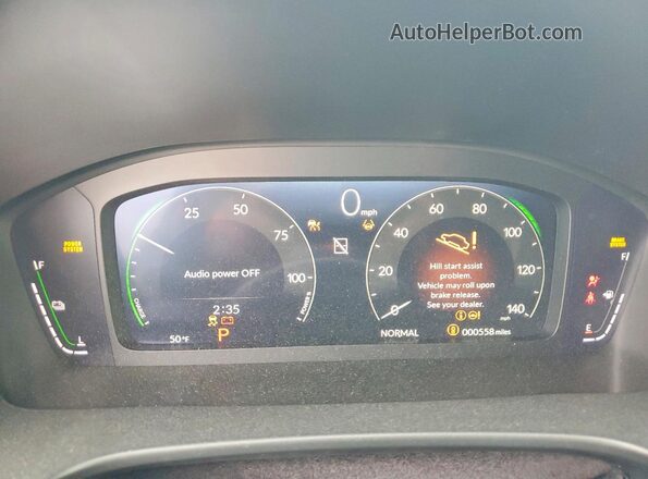 7FARS6H98TE057712 2026 HONDA CR-V White Вид щитка приладів