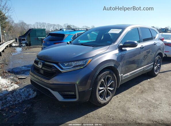 7FART6H54ME026047 2021 HONDA CR-V HYBRID Gray Przód lewy