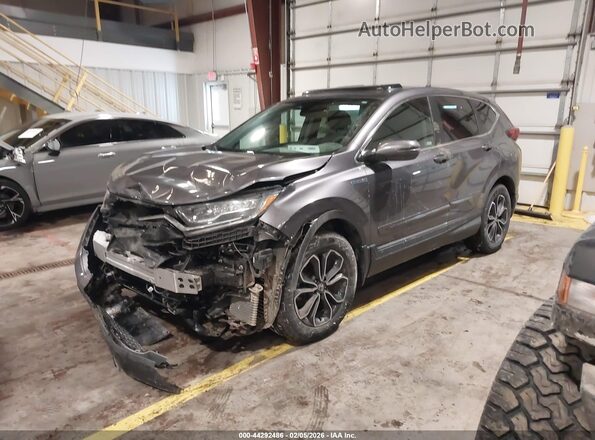 7FART6H56LE002699 2020 HONDA CR-V HYBRID Gray Передня ліва чверть