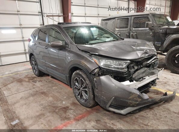 7FART6H56LE002699 2020 HONDA CR-V HYBRID Gray Передня права чверть