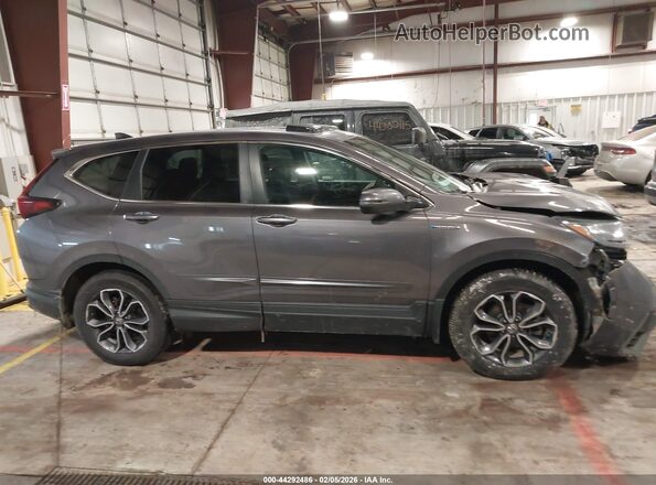 7FART6H56LE002699 2020 HONDA CR-V HYBRID Gray Вид задньої частини салону