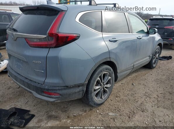 7FART6H84ME035129 2021 HONDA CR-V HYBRID Light Blue Tył prawy