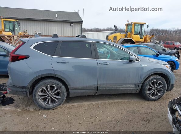 7FART6H84ME035129 2021 HONDA CR-V HYBRID Light Blue Widok wnętrza z tyłu