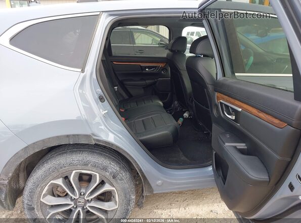 7FART6H84ME035129 2021 HONDA CR-V HYBRID Light Blue Widok naklejki z numerem VIN