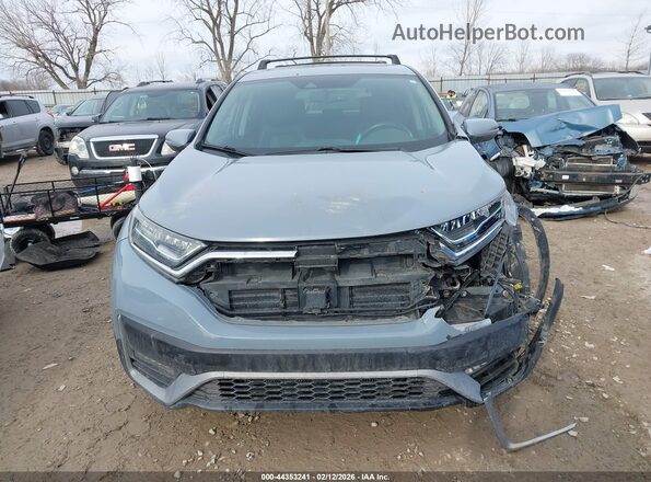 7FART6H84ME035129 2021 HONDA CR-V HYBRID Light Blue Widok zestawu wskaźników