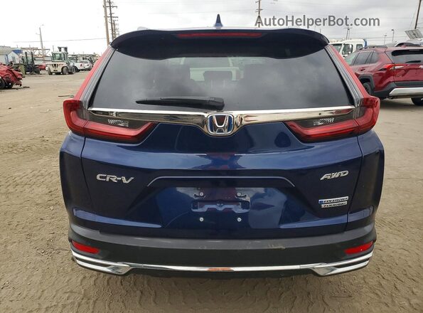 7FART6H90ME031491 2021 HONDA CR-V Blue Widok z tyłu
