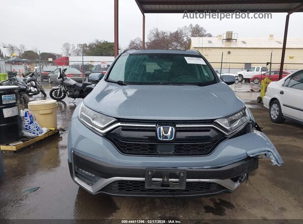 7FART6H98LE007566 2020 HONDA CR-V HYBRID Gray Вид щитка приладів