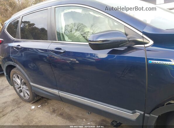 7FART6H99ME037290 2021 HONDA CR-V HYBRID Blue უკანა სალონის ხედი