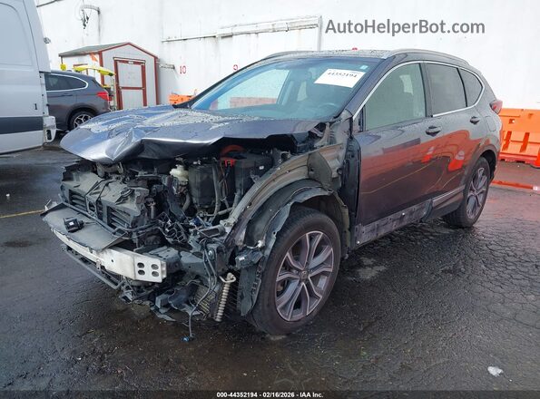 7FART6H9XLE000344 2020 HONDA CR-V HYBRID Gray Передня ліва чверть