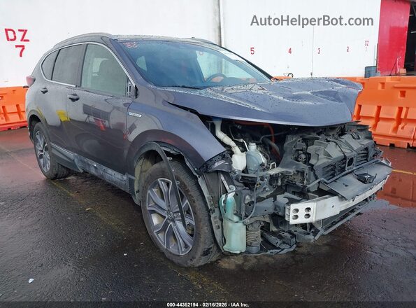 7FART6H9XLE000344 2020 HONDA CR-V HYBRID Gray Передня права чверть