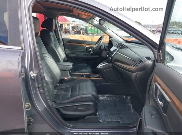7FART6H9XLE000344 2020 HONDA CR-V HYBRID Gray Вид салону спереду