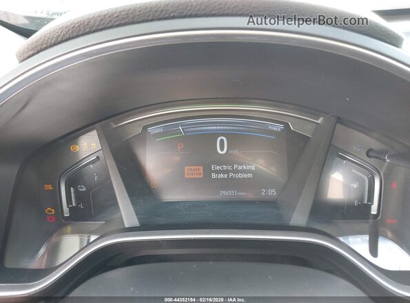7FART6H9XLE000344 2020 HONDA CR-V HYBRID Gray Вид задніх сидінь