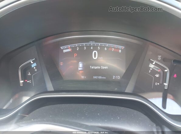 7FARW1H57ME000780 2021 HONDA CR-V Красный Вид задних сидений