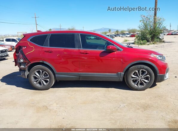7FARW1H57ME000780 2021 HONDA CR-V Красный Вид задней части салона