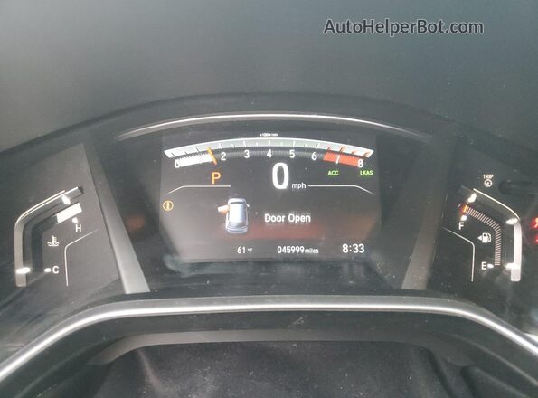 7FARW1H5XKE028201 2019 HONDA CR-V Белый Вид щитка приборов