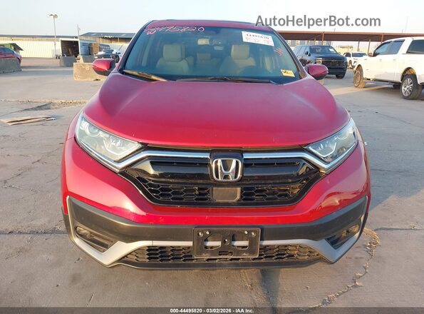 7FARW1H81NE010071 2022 HONDA CR-V Бордовый Вид щитка приборов