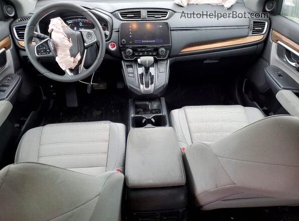 7FARW2H52JE006052 2018 HONDA CRV Gray Widok deski rozdzielczej