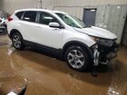 2019 Honda Cr-v Ex White vin: 7FARW2H55KE055182