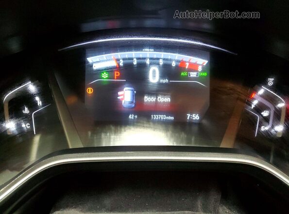 7FARW2H55KE055182 2019 HONDA CR-V White Widok zestawu wskaźników
