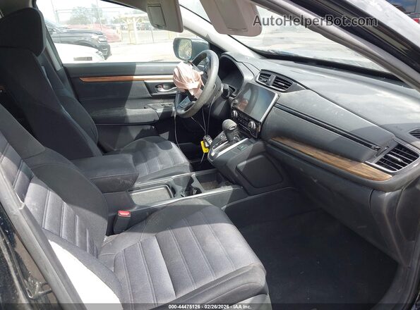 7FARW2H59KE015512 2019 HONDA CR-V Black Widok wnętrza z przodu