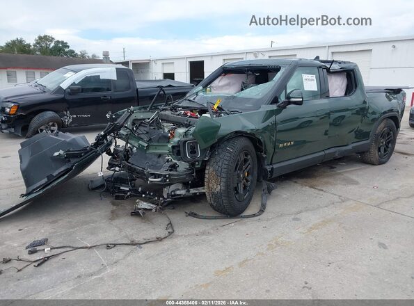 7FCTGAAA2PN019081 2023 RIVIAN R1T Green Առջևի ձախ երեք քառորդ տեսարան