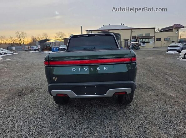 7FCTGAAL1PN024435 2023 RIVIAN R1T Зеленый Вид сзади