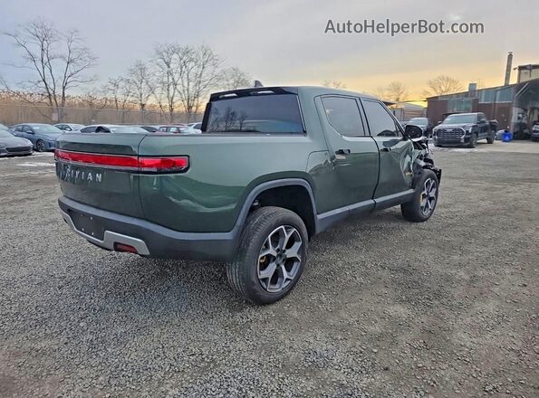 7FCTGAAL1PN024435 2023 RIVIAN R1T Зеленый Передняя правая четверть