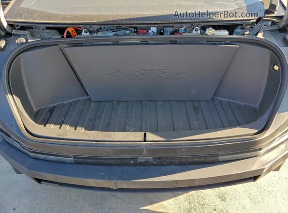 7G2CEHED2SA074365 2025 TESLA CYBERTRUCK Silver Rear interior view
