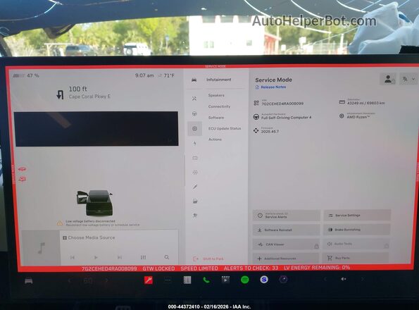 7G2CEHED4RA008099 2024 TESLA CYBERTRUCK Черный 