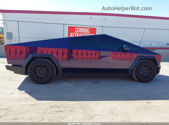 7G2CEHED7RA019100 2024 TESLA CYBERTRUCK Фиолетовый Вид задней части салона